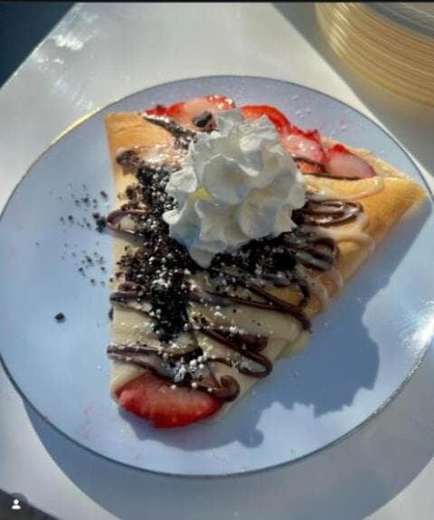 Vegan crepes from Crepe Lamour mobile catering